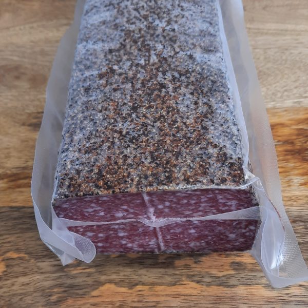 Salami Blackpepper Coated Whole - 1.7kg