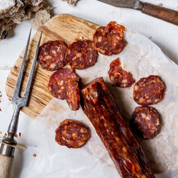 The Real Cure Dorset Whole Chorizo Picante (approx 800g)(Free Range Pork)