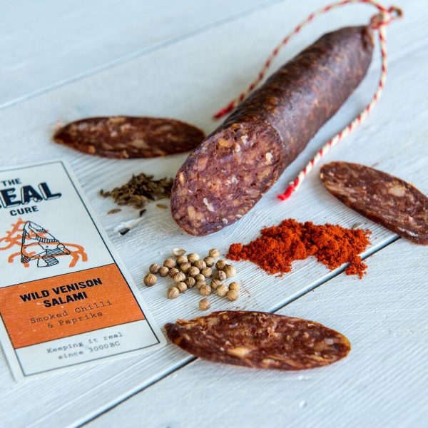 The Real Cure  Wild Venison Pepperoni (approx 800g)